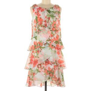 SLNY Fluttery Floral dress